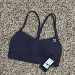 lululemon Peloton Purple Flow Y Sports Bra